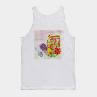 Food art pickle Tank Top